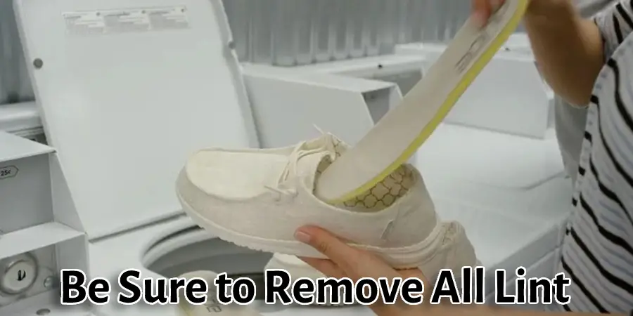 Be Sure to Remove All Lint