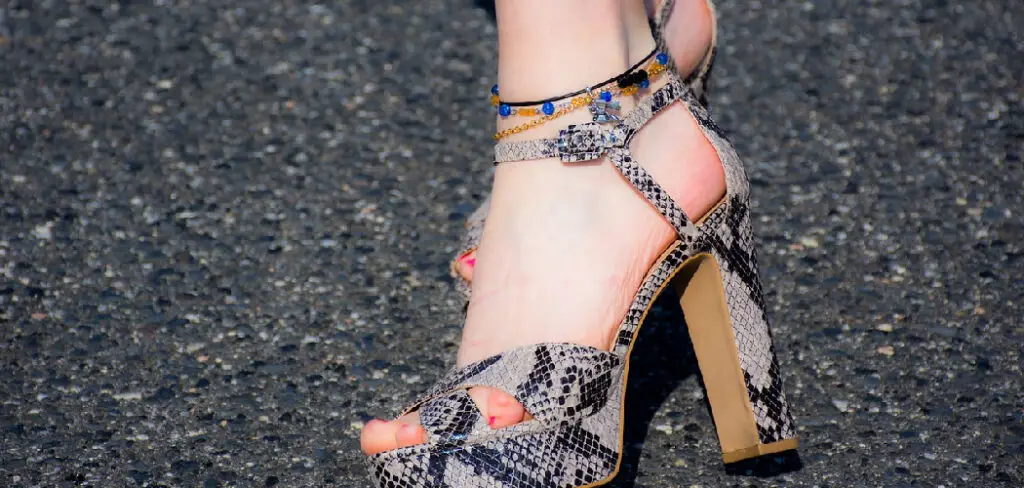 How to Tie Ankle Strap Heels