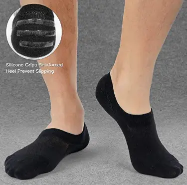 Closemate No Show Socks 6 Pairs Non Slip Cotton Low Cut Invisible Casual Socks for Men & Women