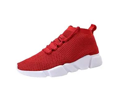 Mevlzz Mens Casual Athletic Sneakers Knit Running Shoes Tennis Shoe for Men Walking Baseball Jogging