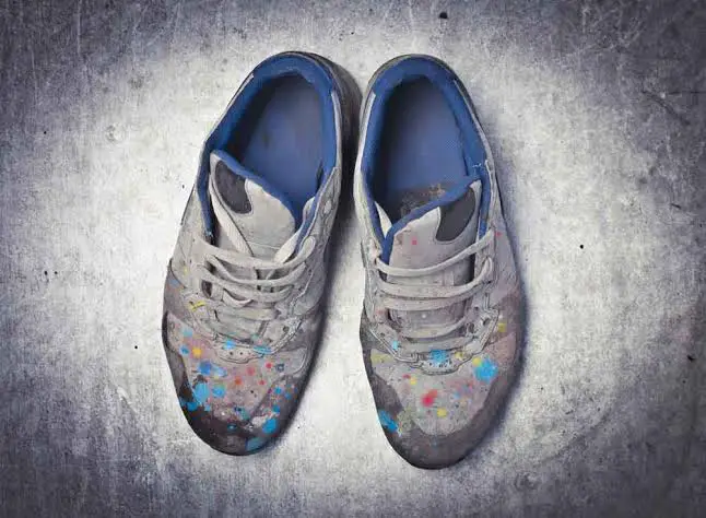Remove Dry Paint from Shoes