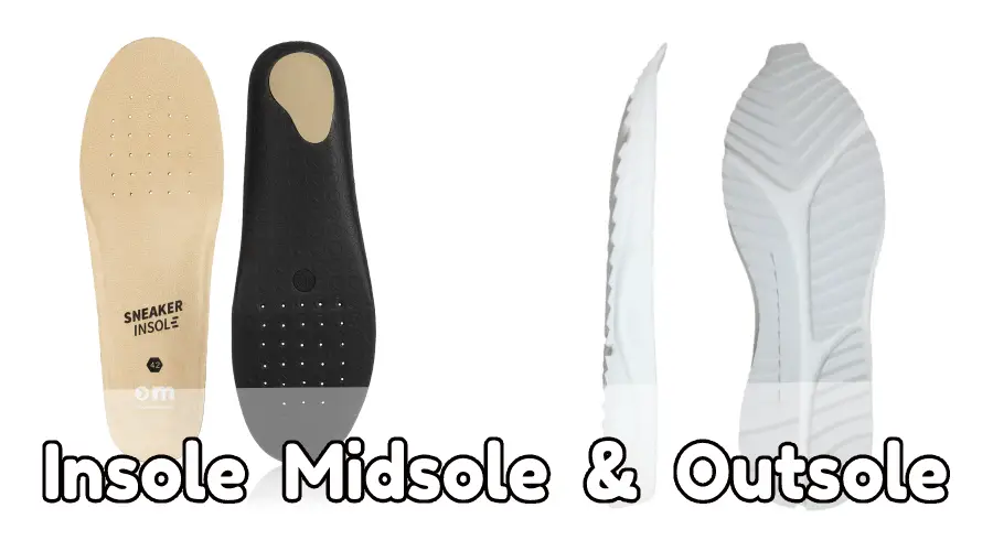 Insole, Midsole & Outsole