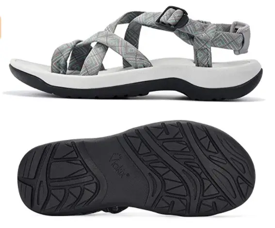 Viakix Walking Sandals for Women – Ultra Comfortable Athletic Sandals with Arch Support