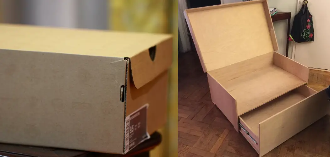 Comment faire un casier avec une grande boîte à chaussures