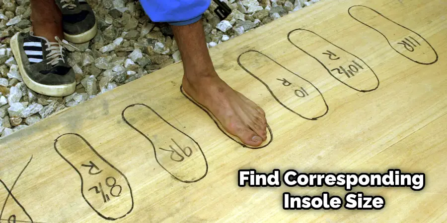 Find Corresponding Insole Size