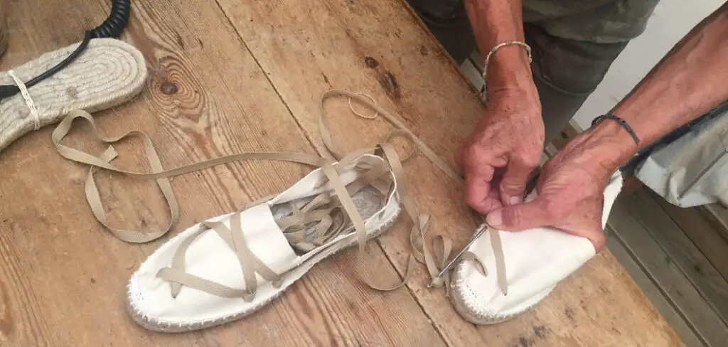 How to Make Rope Soled Shoes