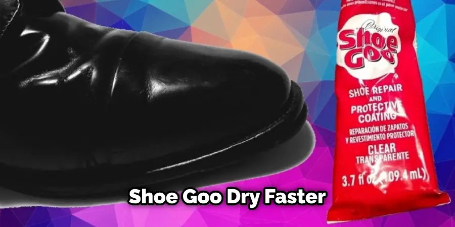 Shoe Goo se seca más rápido