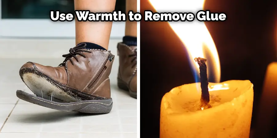 Use Warmth to Remove Glue 