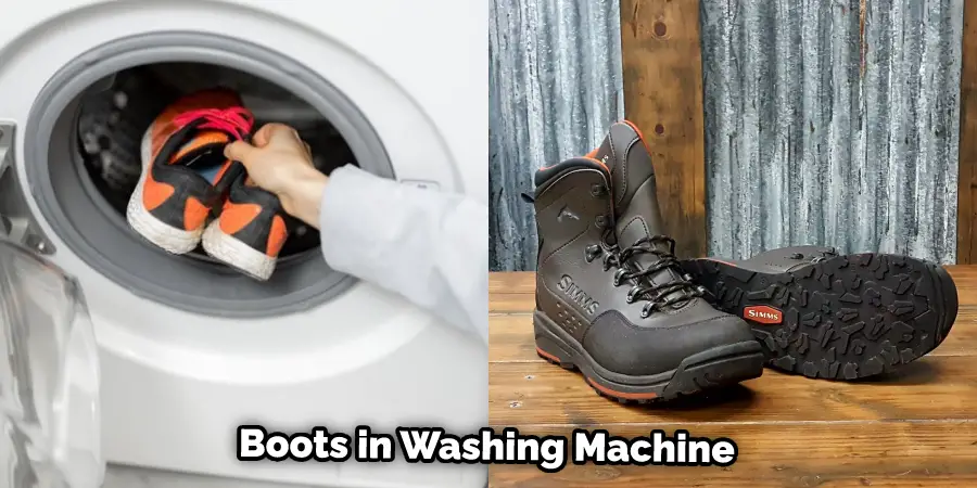  Boots in Washing Machine