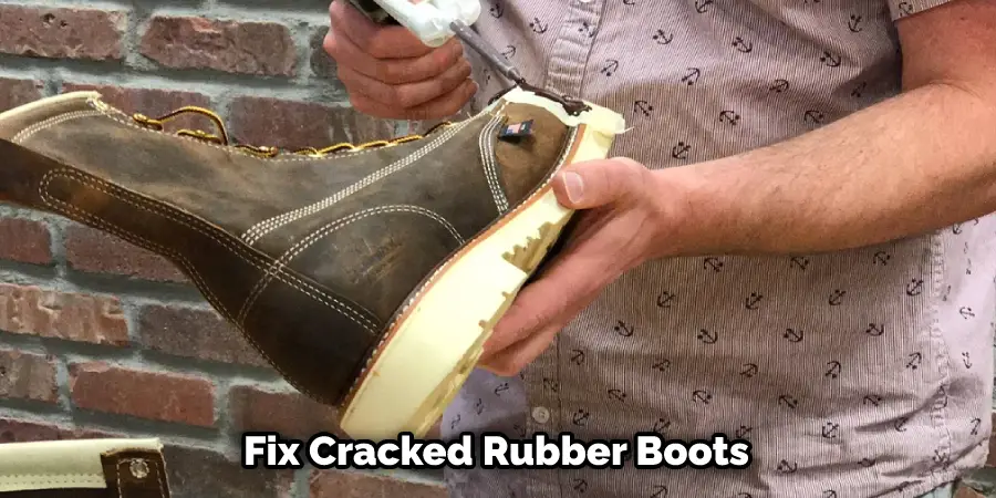 Arreglar botas de goma agrietadas