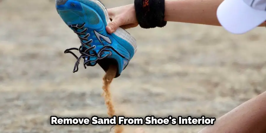 Remove Sand From Shoe's Interior