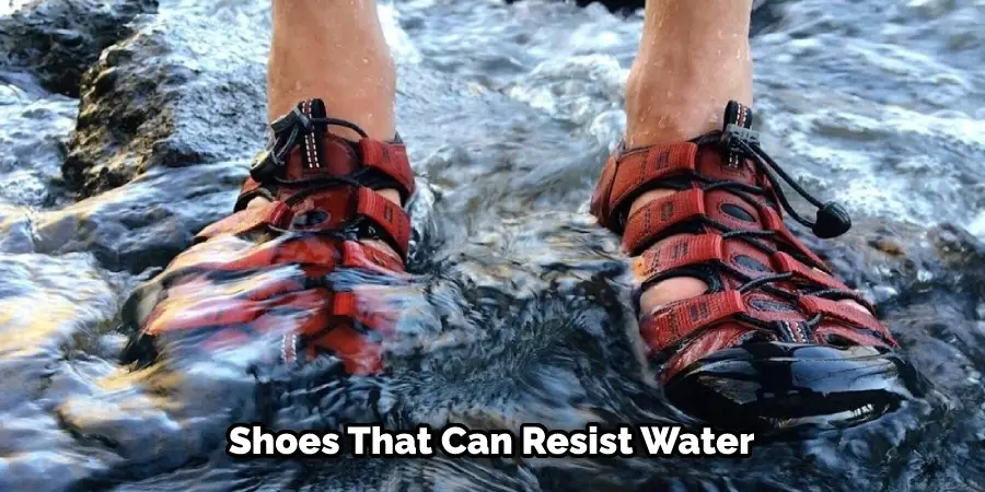 Des chaussures qui résistent à l'eau