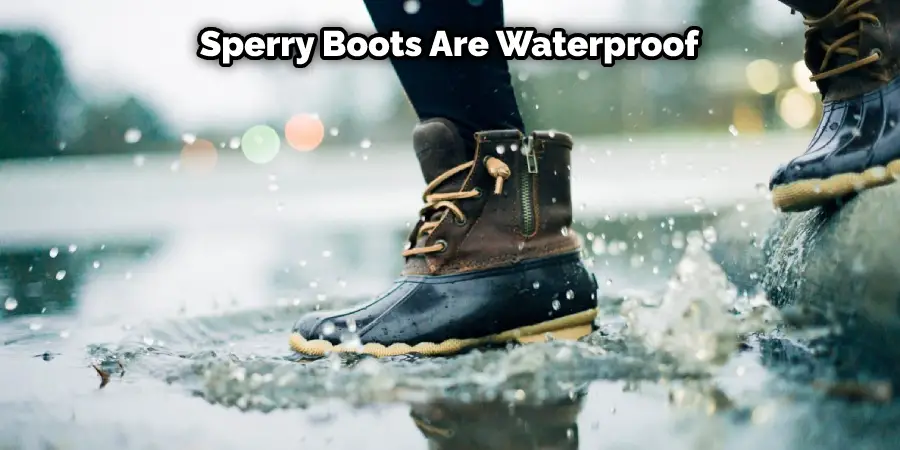 Sperry Boots Are Waterproof