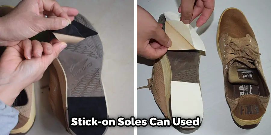 Stick-on Soles Can Used