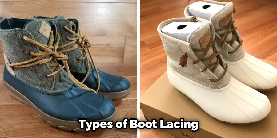  Types of Boot Lacing