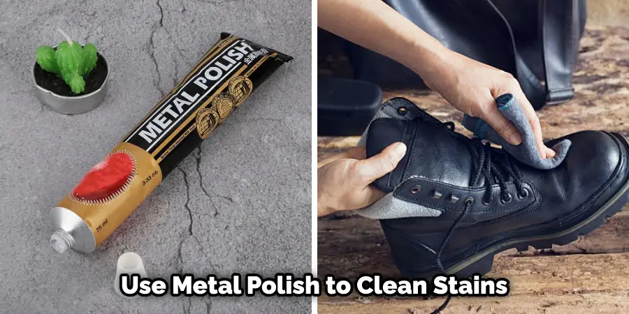  Utilisez du polish des métaux pour nettoyer les taches 