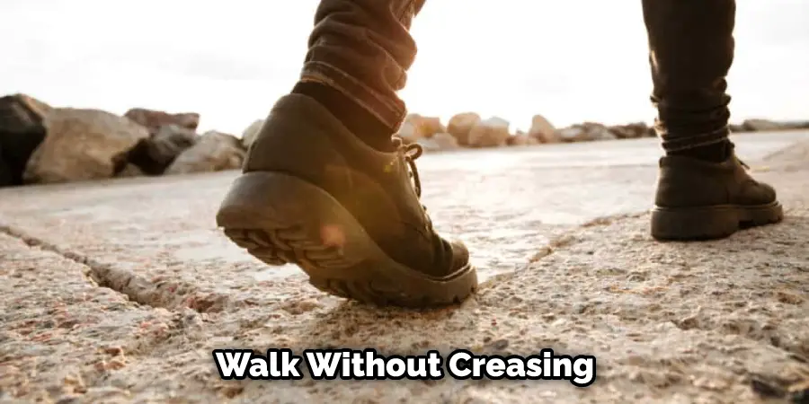 Marcher sans plier
