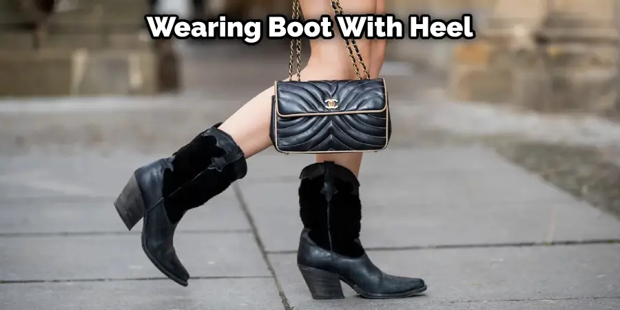 Wearing Boot With Heel