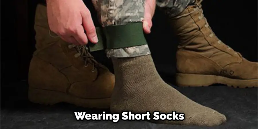 Wearing Short Socks