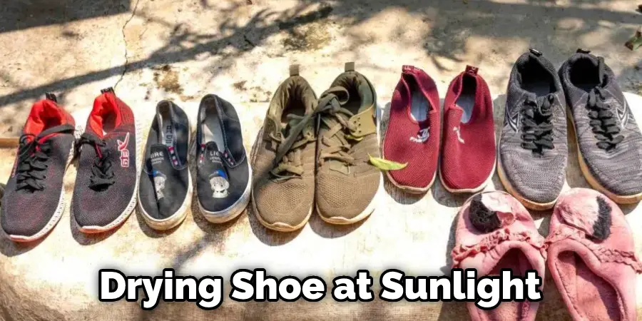 Drying Shoe at Sunlight