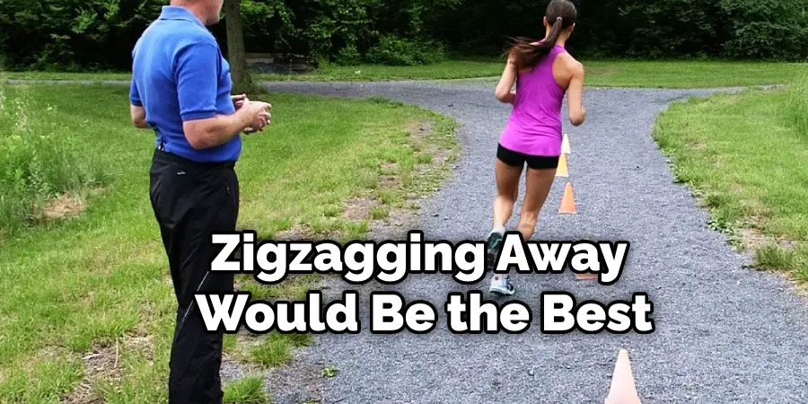 Zigzagging Away Would Be the Best