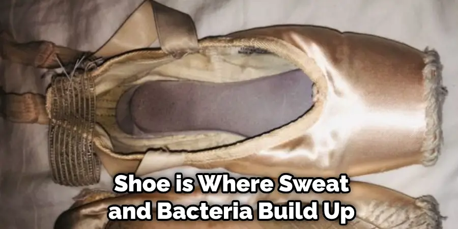 Shoe is Where Sweat and Bacteria Build Up