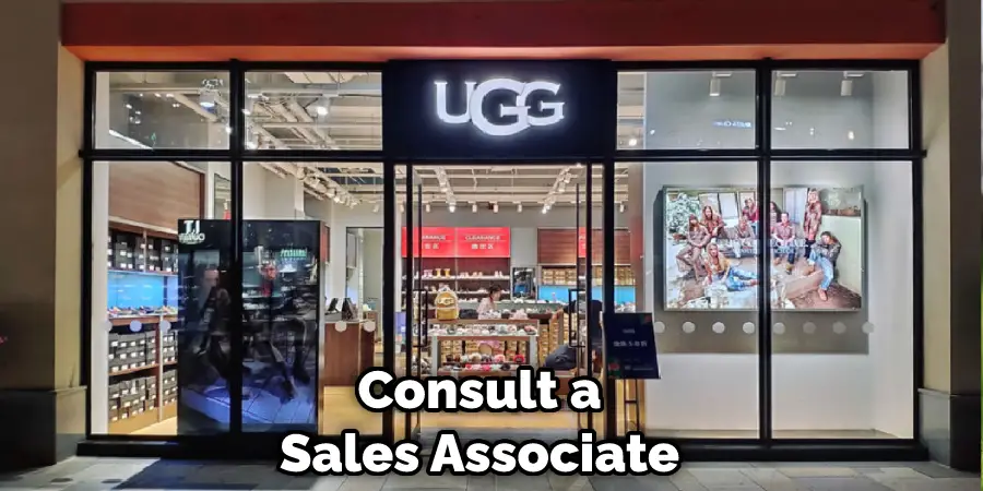 Consult a Sales Associate
