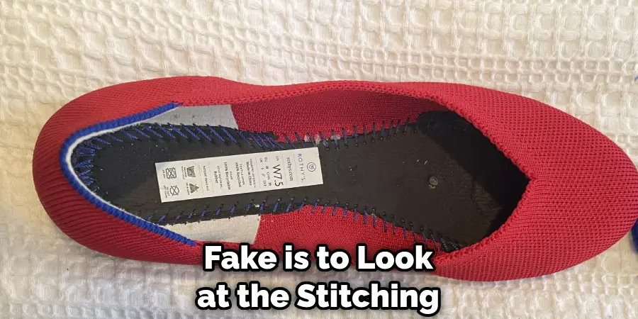 Fake is to Look at the Stitching