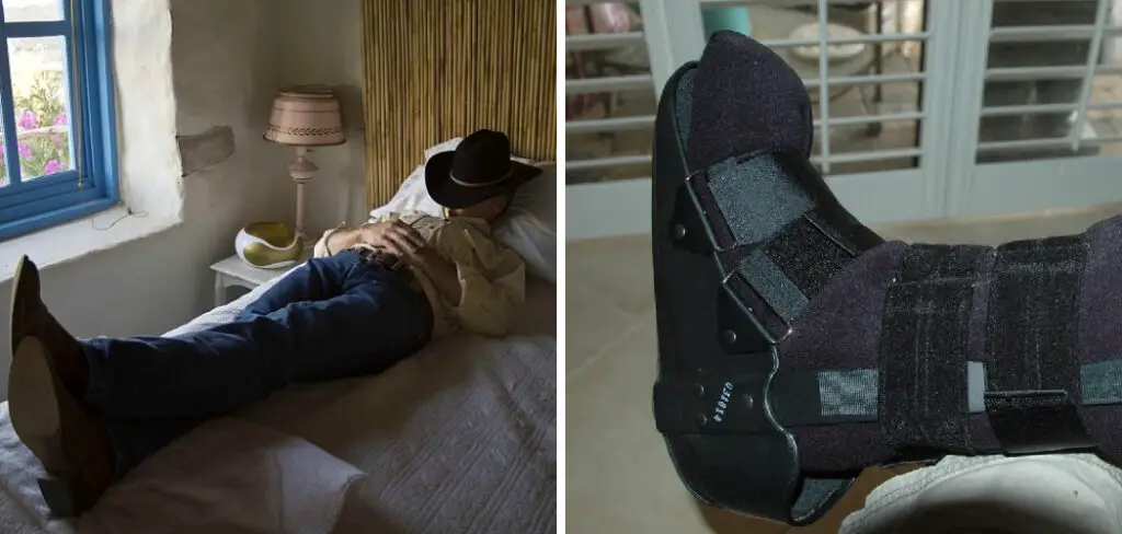 how-to-sleep-comfortably-with-a-boot-on-10-ways-to-try