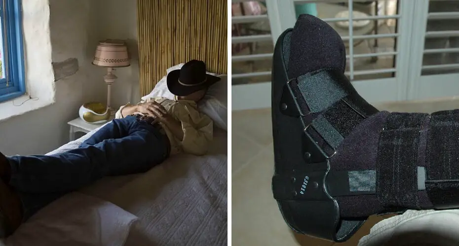 How to Sleep Comfortably With a Boot on