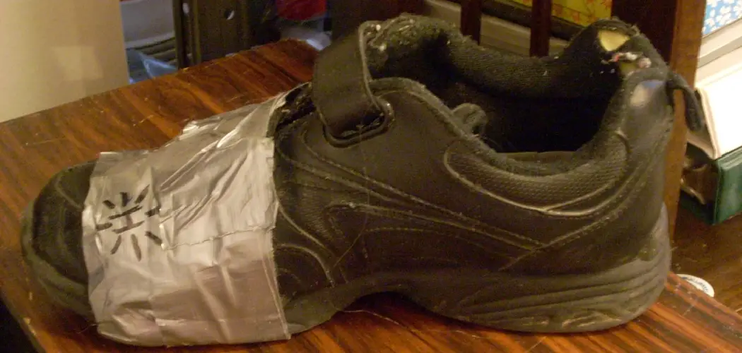 How to Tape Bottom of Shoes to Return Them