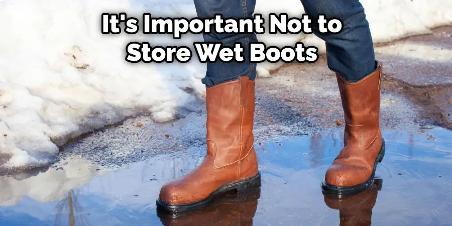 It's Important Not to Store Wet Boots