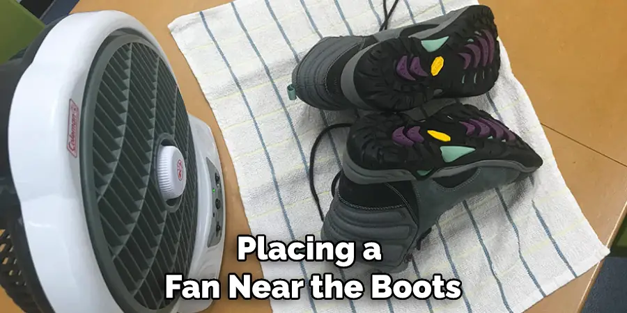 Placing a Fan Near the Boots