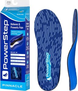 Powerstep Insoles, Pinnacle, Plantar Fasciitis Pain Relief Insole,
