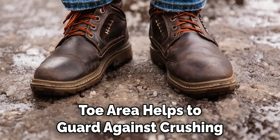 Toe Area Helps to Guard Against Crushing