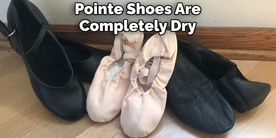 Pointe Shoes Are Completely Dry