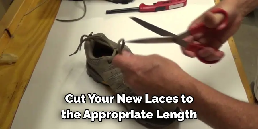 Cut Your New Laces to the Appropriate Length
