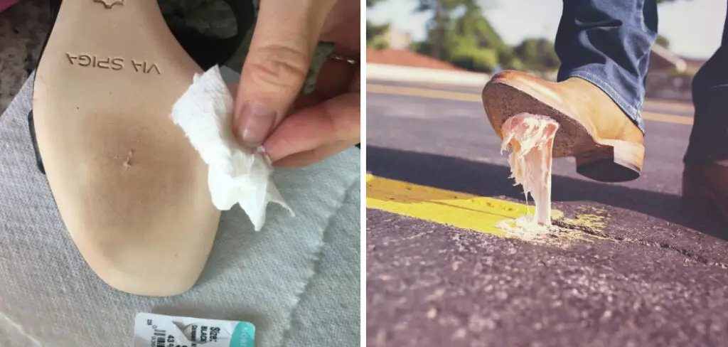 How to Remove Sticky Residue From Shoe Sole